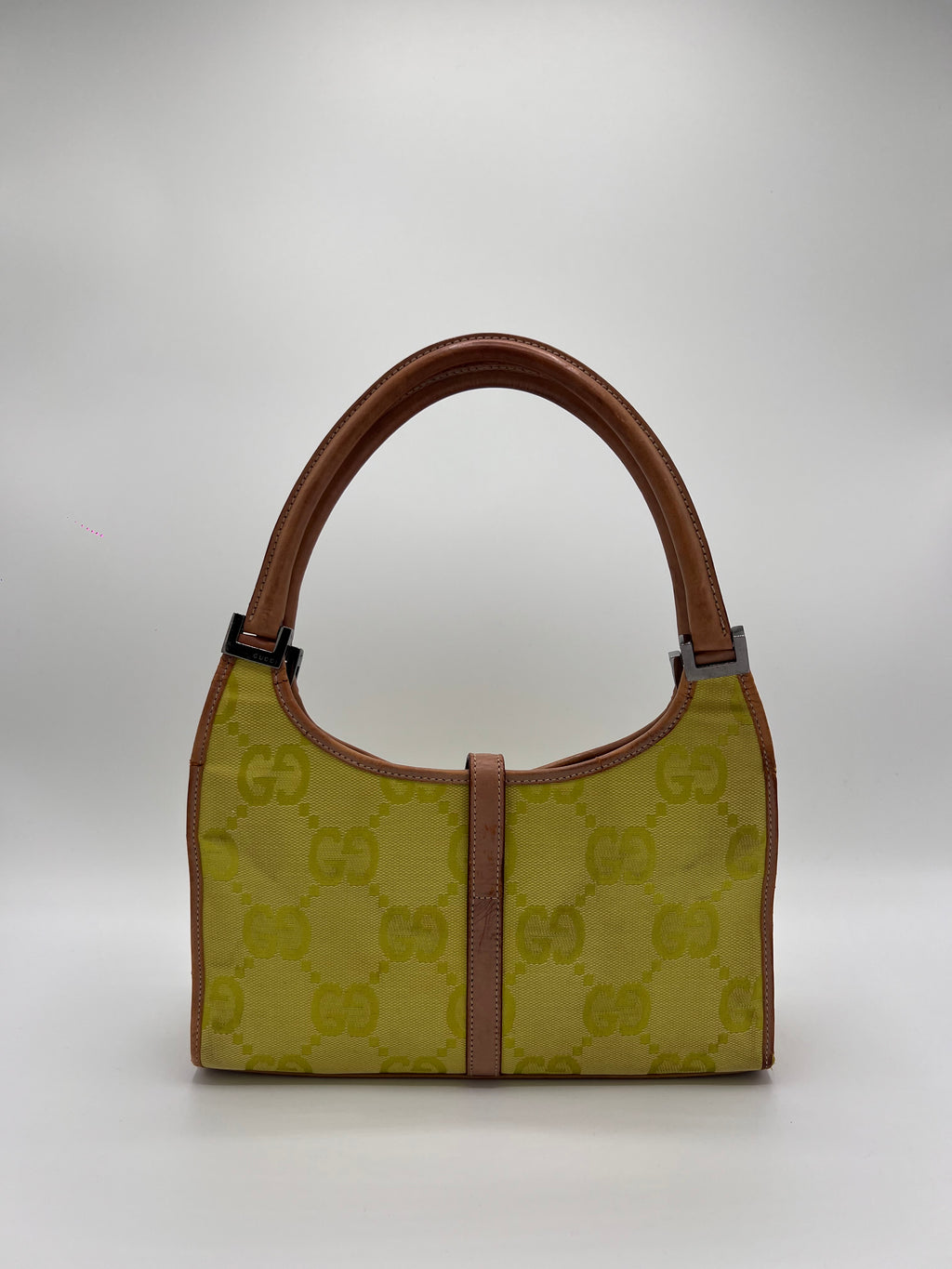 GUCCI JACKIE YELLOW HANDBAG