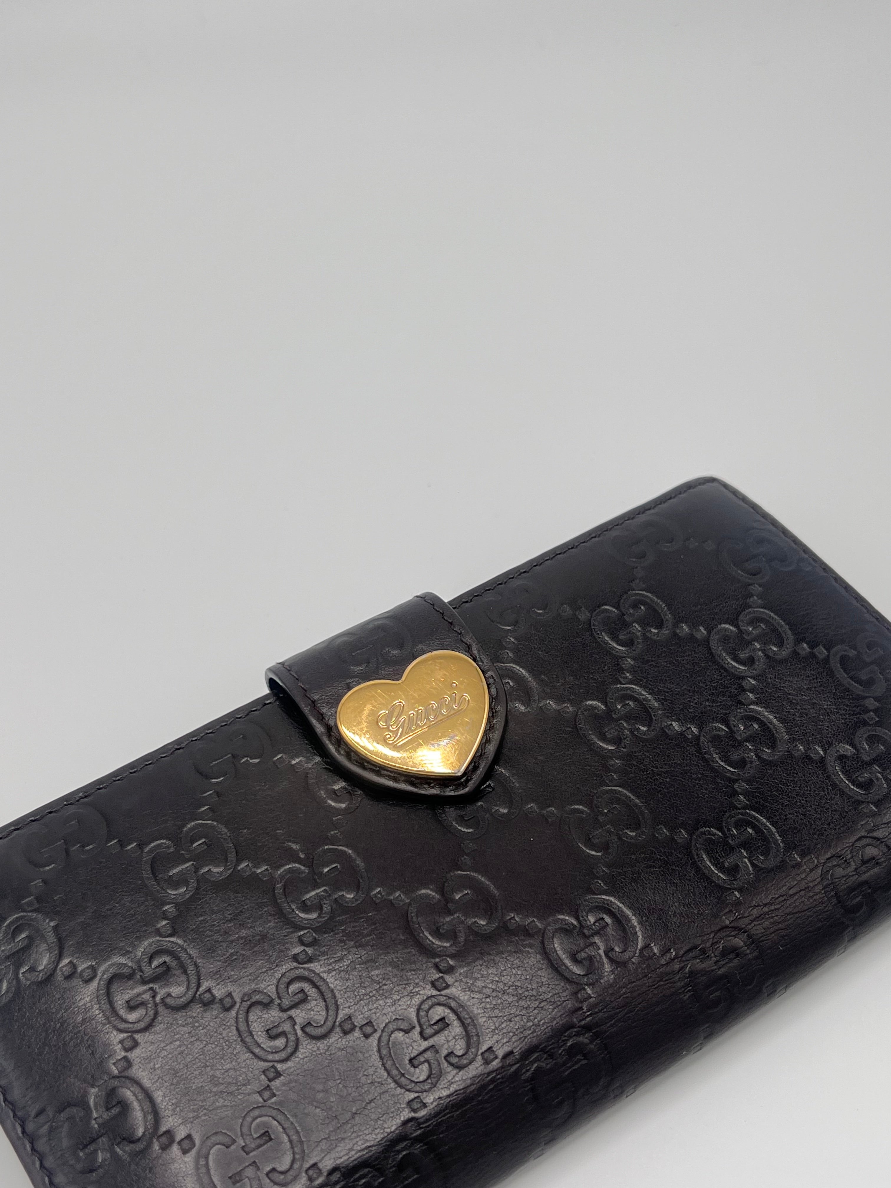 GUCCI HEART CONTINENTAL WALLET