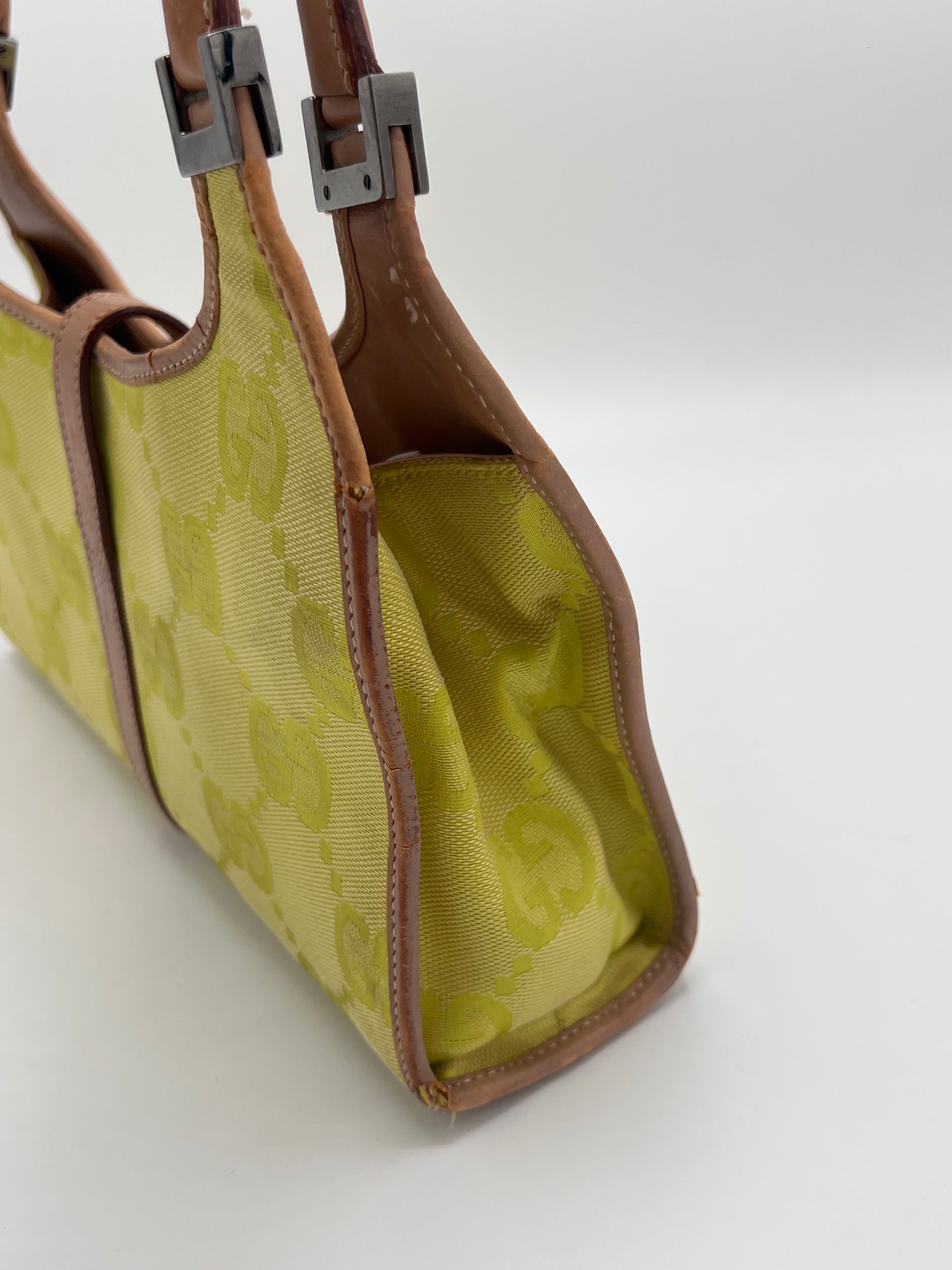 GUCCI JACKIE YELLOW HANDBAG