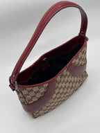 Gucci Hobo Handbag Wine Red