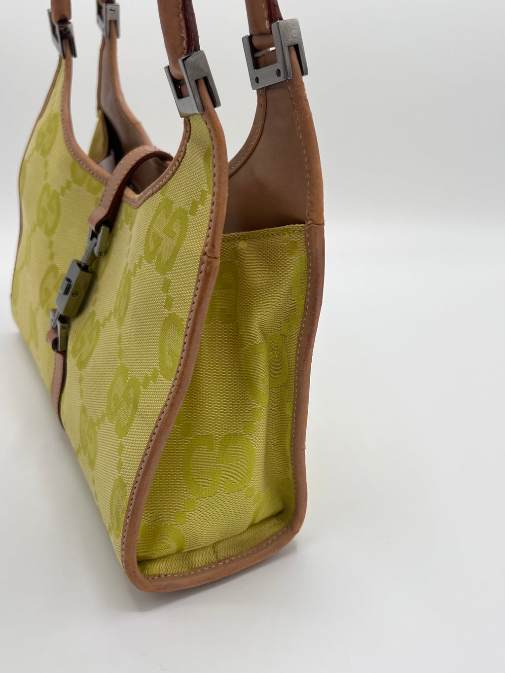 GUCCI JACKIE YELLOW HANDBAG