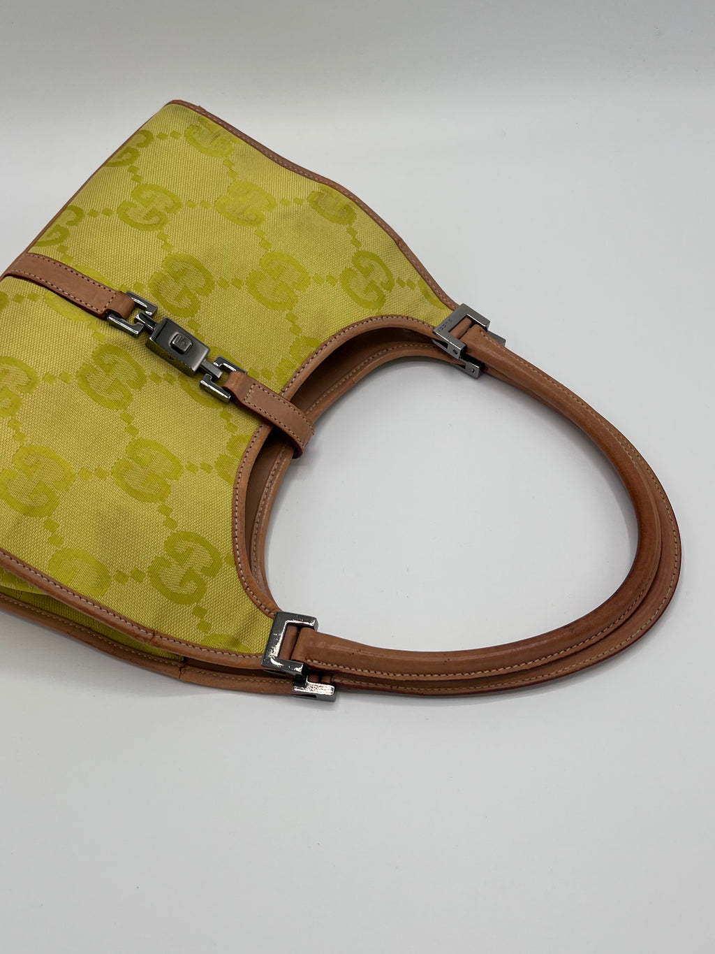 GUCCI JACKIE YELLOW HANDBAG