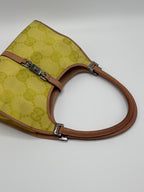 GUCCI JACKIE YELLOW HANDBAG