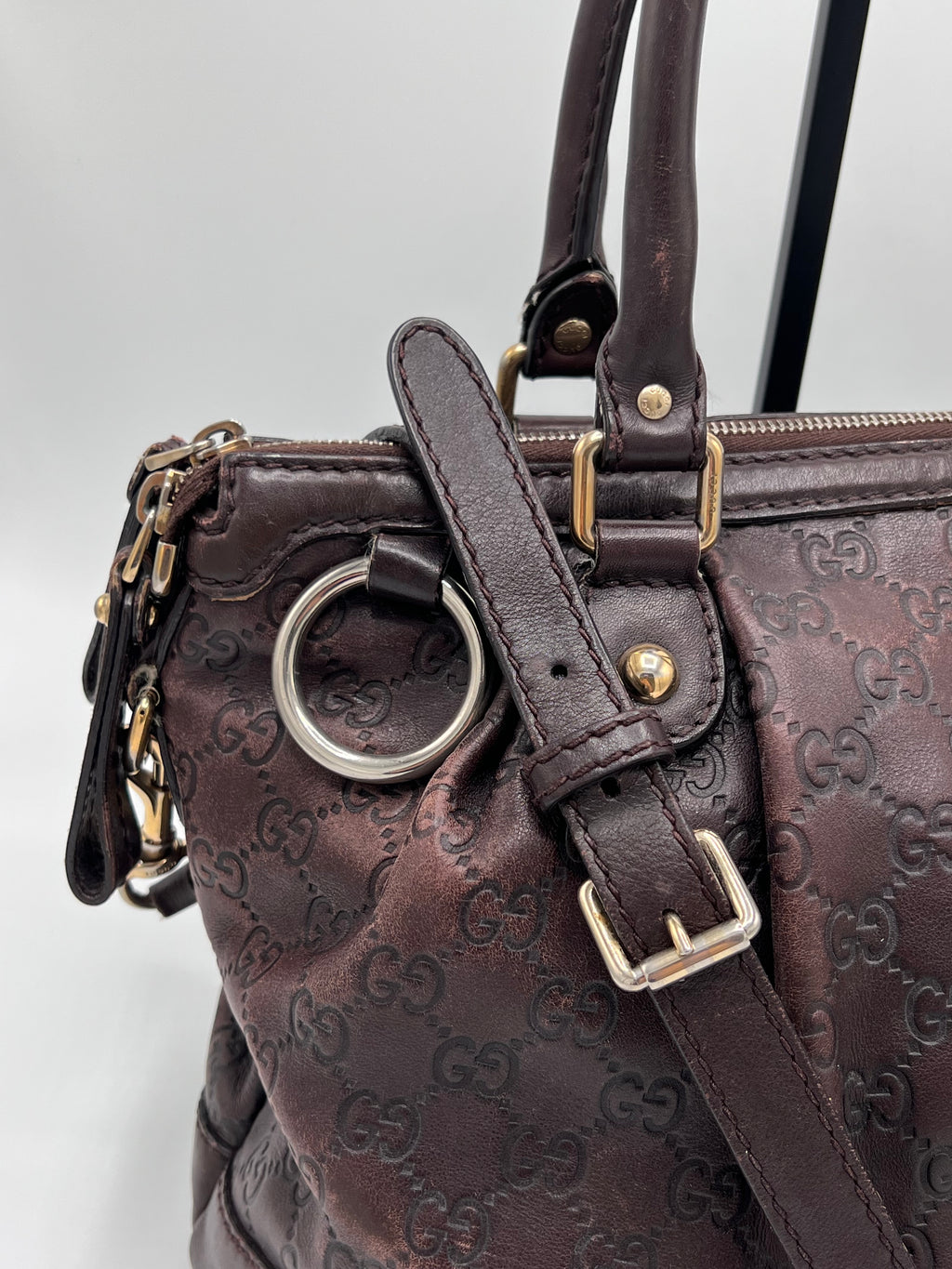 GUCCI GUCCISSIMA SUKEY HANDBAG
