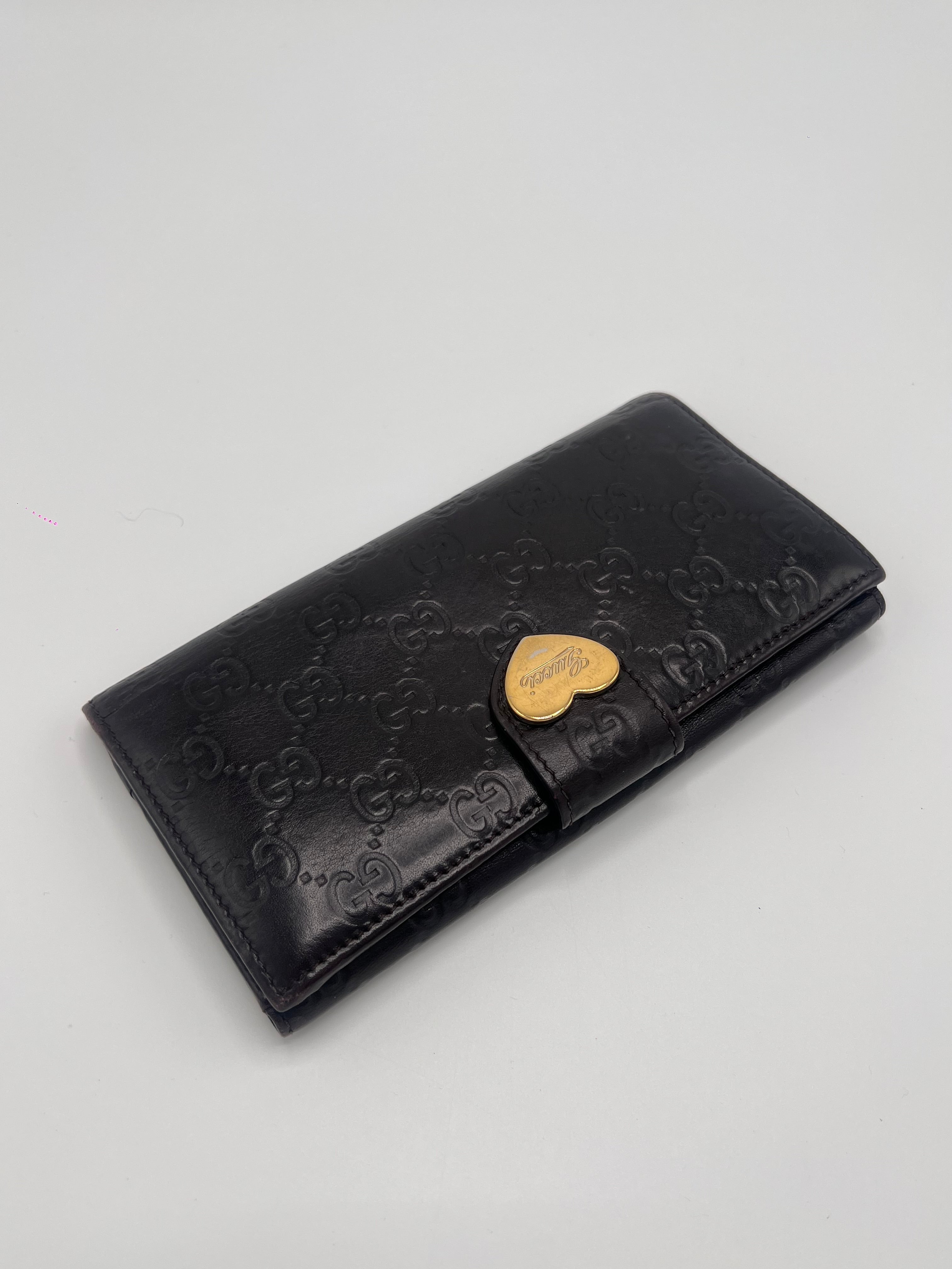 GUCCI HEART CONTINENTAL WALLET