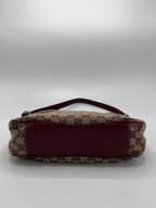 Gucci Hobo Handbag Wine Red