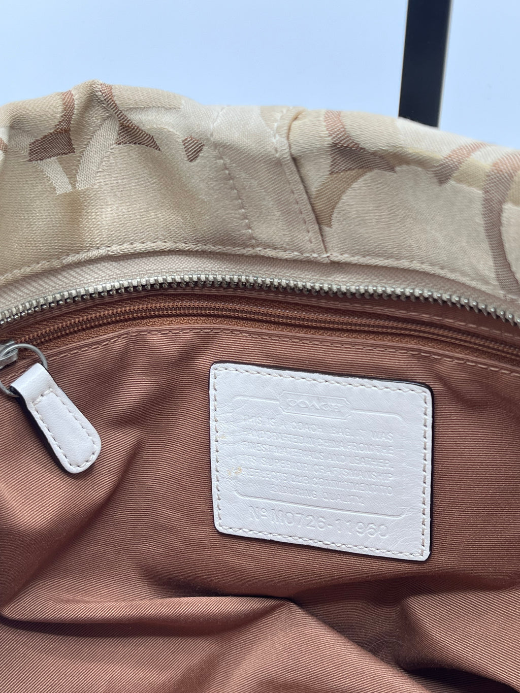 Coach Carly Signature Handbag