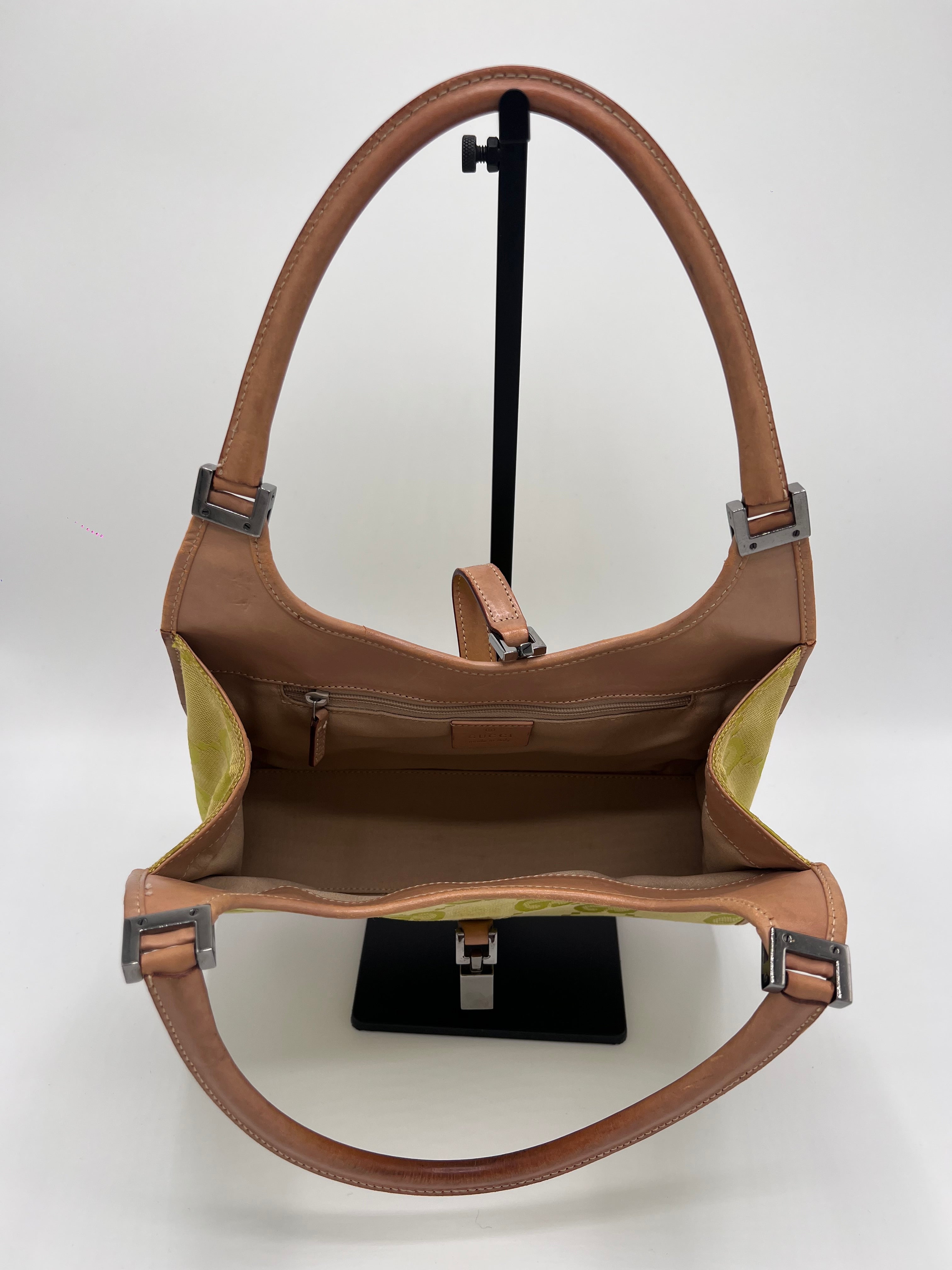 GUCCI JACKIE YELLOW HANDBAG