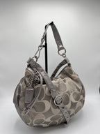 COACH HOBO BAG SILVER