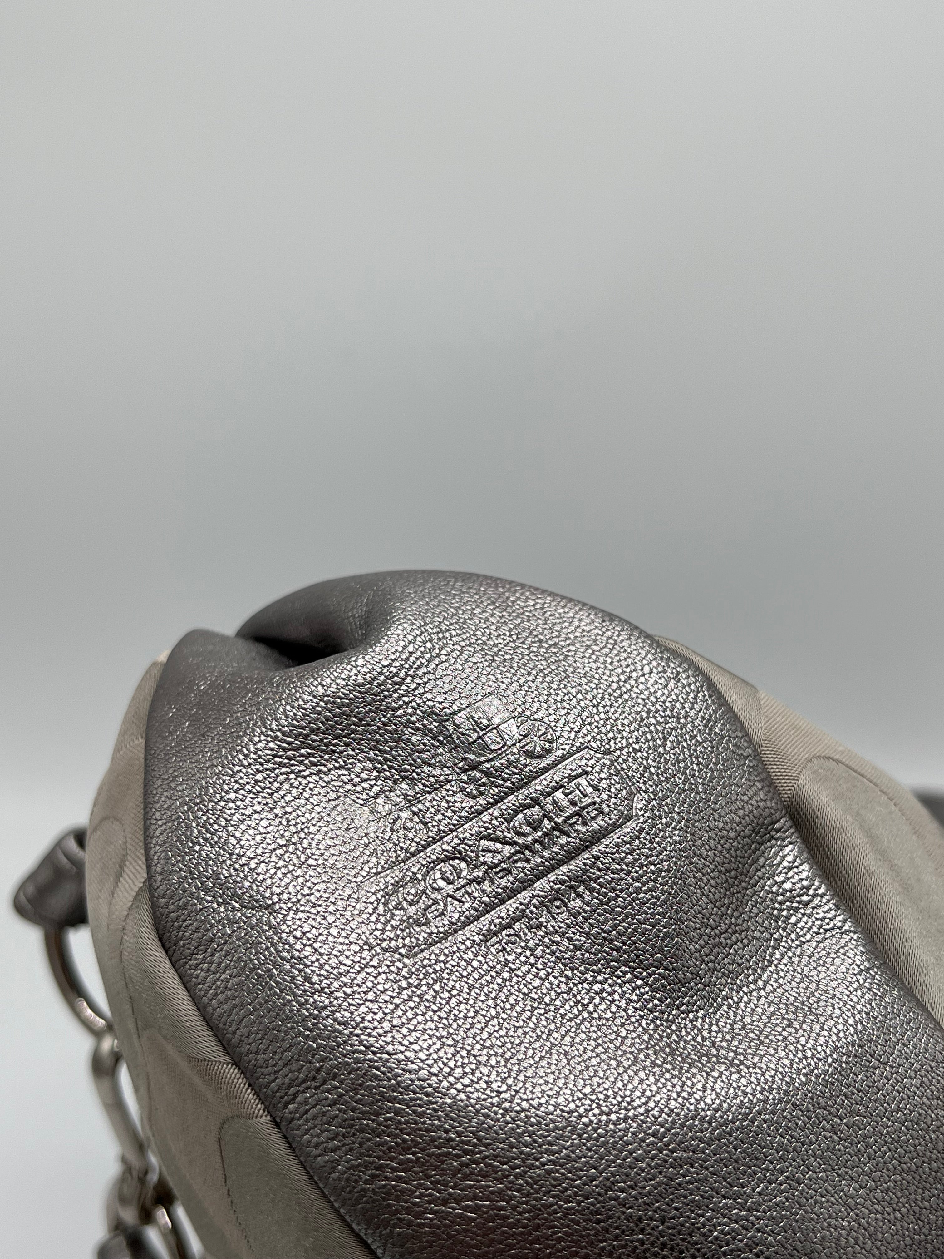 COACH HOBO BAG SILVER