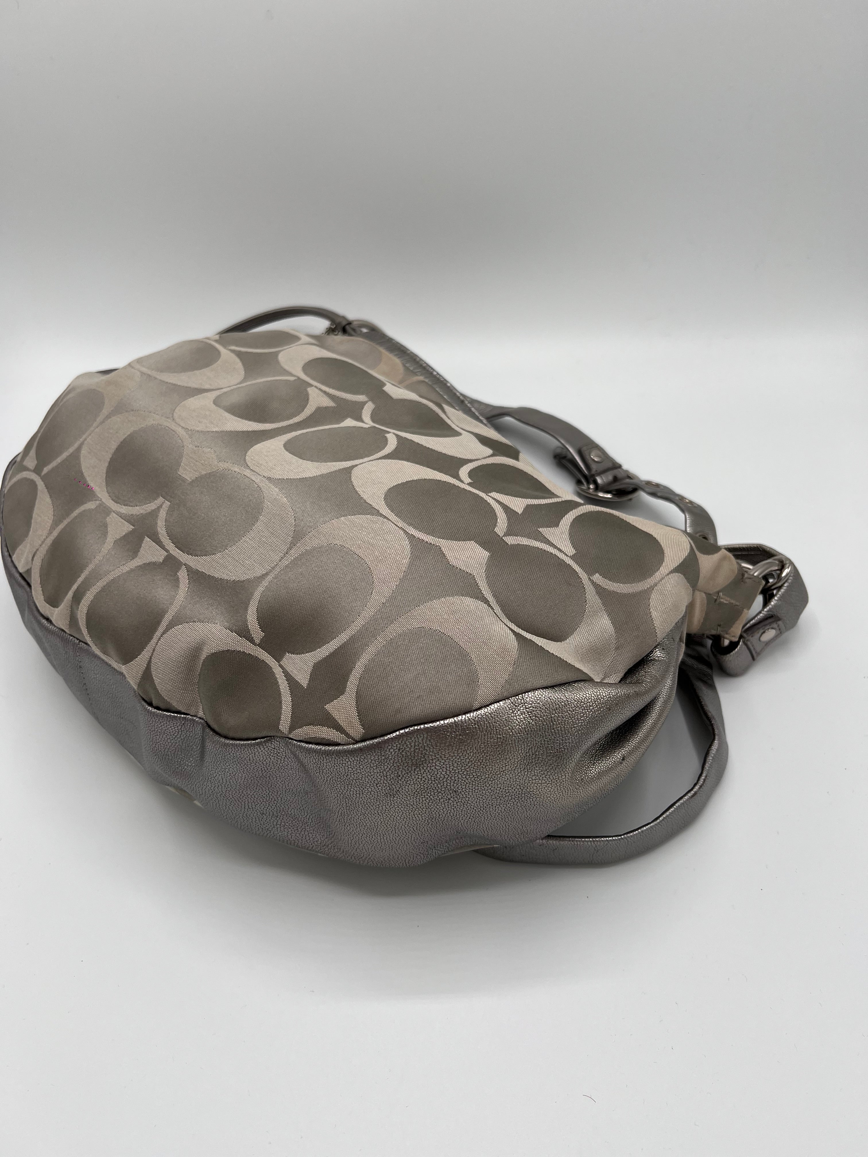 COACH HOBO BAG SILVER