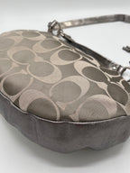COACH HOBO BAG SILVER