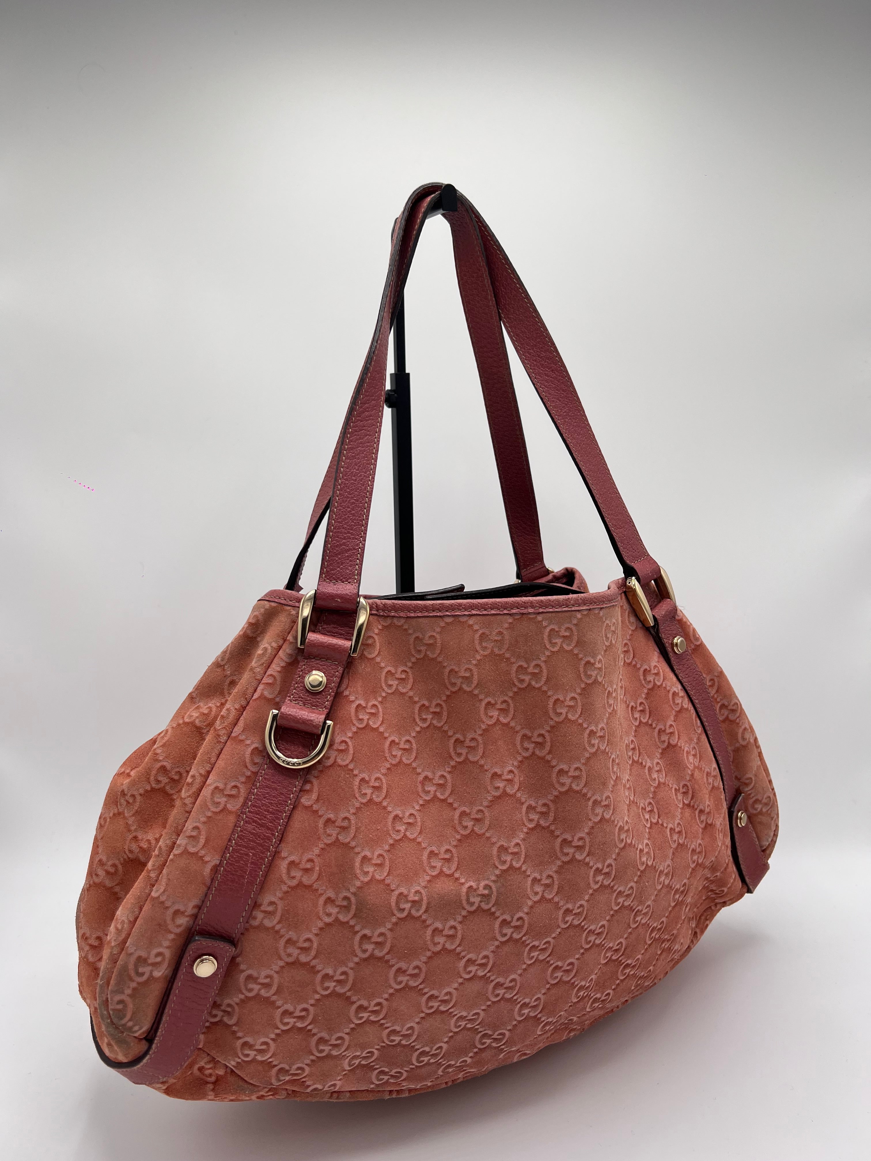 GUCCI ABBEY TOTE BAG PINK