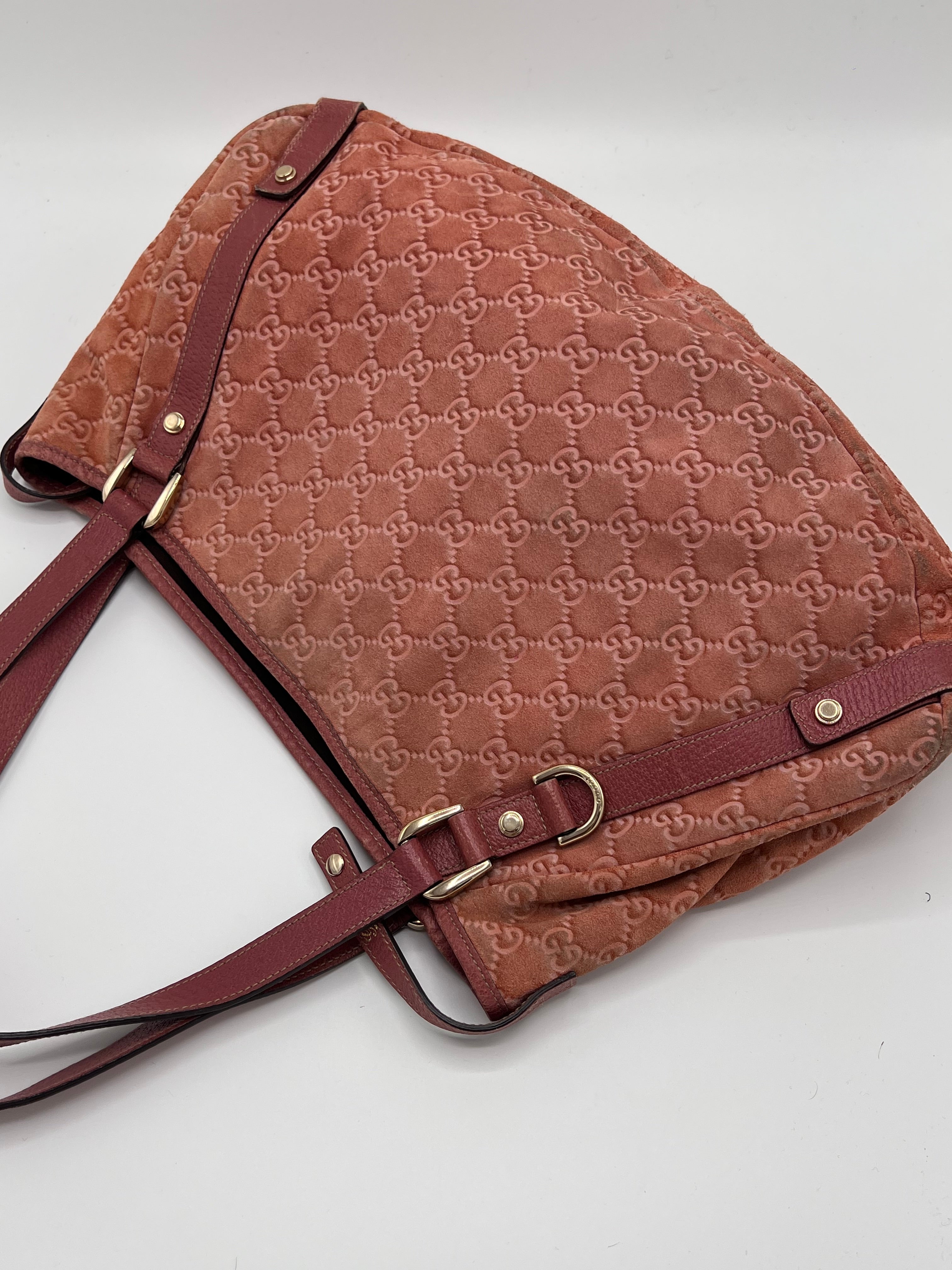 GUCCI ABBEY TOTE BAG PINK