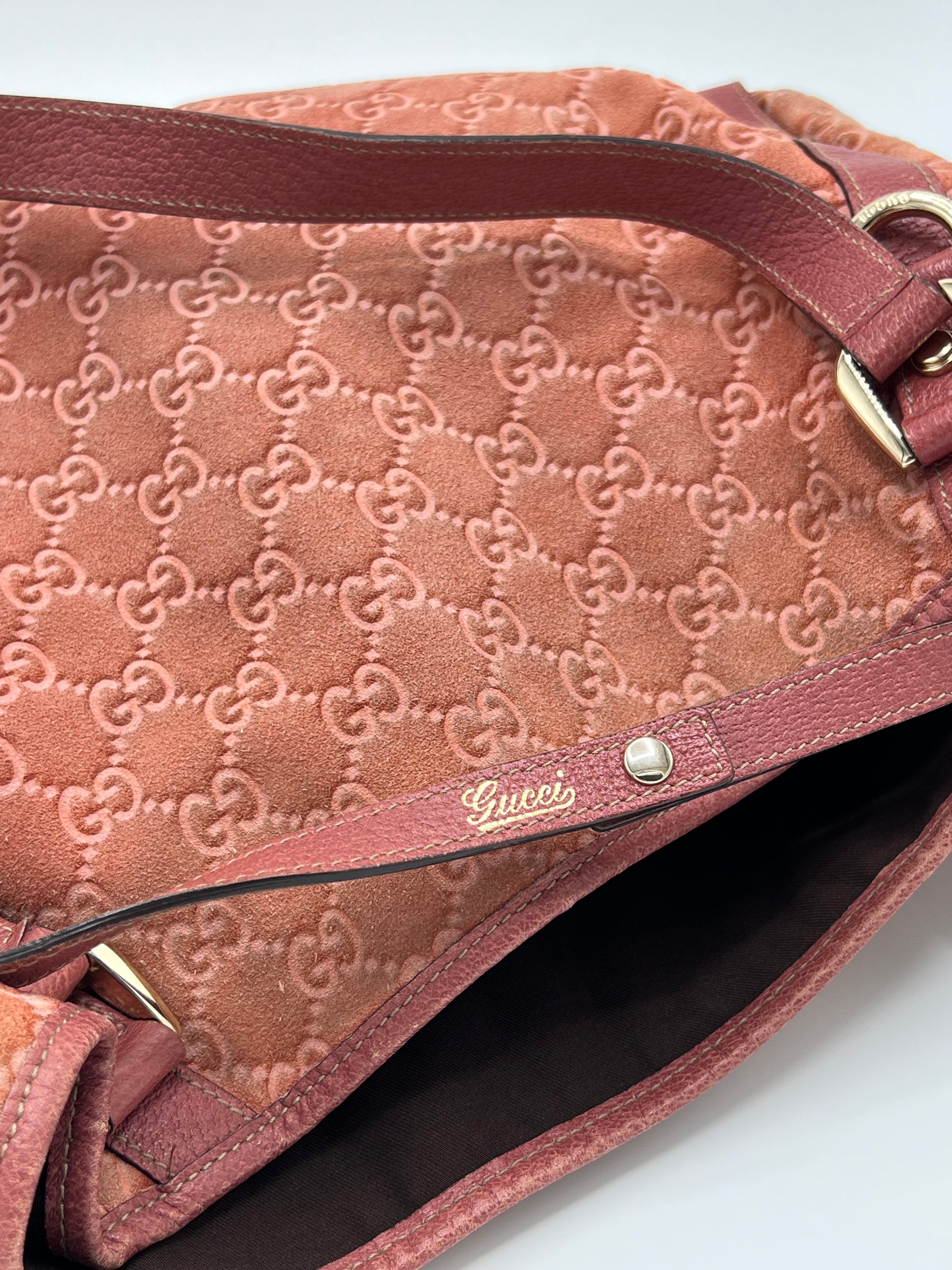 GUCCI ABBEY TOTE BAG PINK