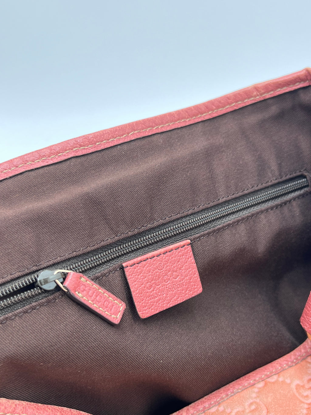 GUCCI ABBEY TOTE BAG PINK