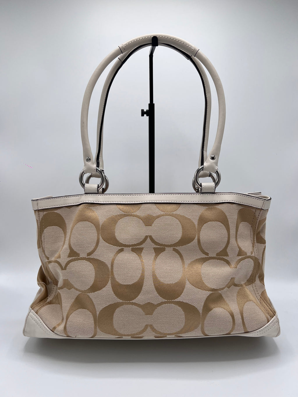 Coach Signature Monogram Shoulderbag